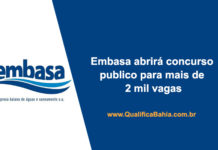Embasa abrirá concurso publico para mais de 2 mil vagas