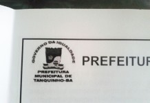 Prova do concurso da prefeitura de Itaberaba vem com simbolo de outra cidade na capa