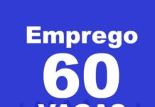 60 vagas de emprego disponíveis para esta quarta-feira