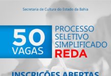 Secretaria de Cultura tem processo seletivo com 50 vagas