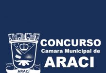 Termina hoje, as inscrições no concurso da Câmara Municipal de Araci