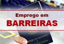 Mais de 80 vagas de emprego estão disponíveis em Barreiras; maioria é para Segurança e Vigilante