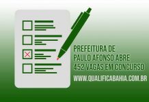 Prefeitura de Paulo Afonso abre 452 vagas em concurso público
