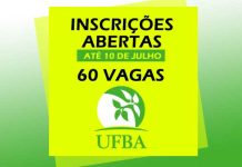 UFBA está com inscrições abertas para concurso público; salário de até R$ 9.600