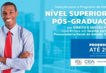 Inscrições para seleção de estágios de pós graduação em Direito e Gestão da PGE-BA vão até 25 de julho