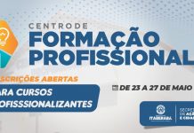 Centro de Formação Profissional abre inscrições para mais de 200 vagas em Itaberaba
