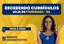 Center Móveis está recebendo currículos para Gerente Administrativo, em Itaberaba
