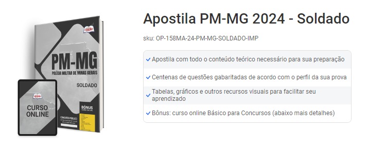 Apostila preparatória para o Concurso da PM-MG